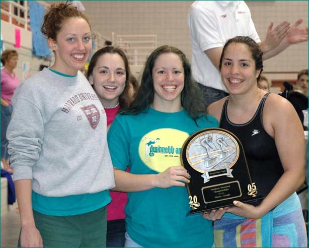 Seniors Accept the Trophy